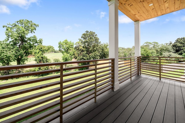 2456 Belmar Ct, Panama City Beach, FL 32408 - view of wooden deck