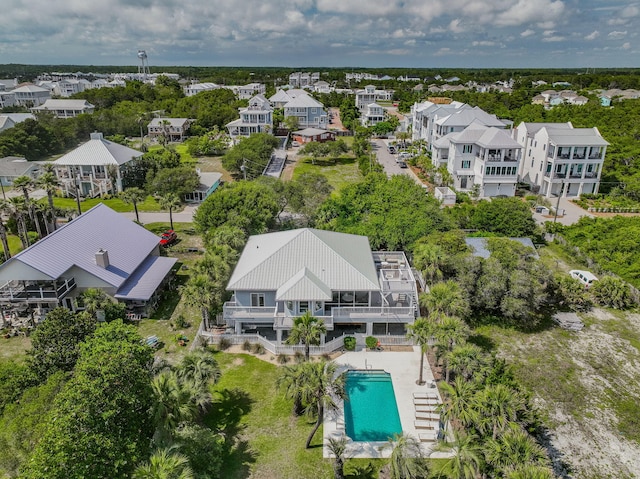 169 Pompano St, Inlet Beach, FL 32461 - drone / aerial view of a pool area