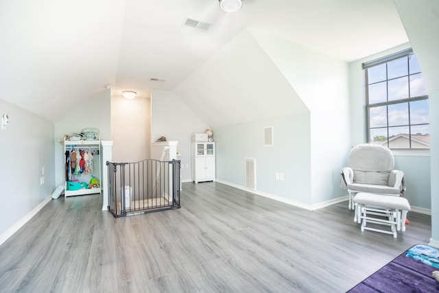 508 Boulder St, Crestview, FL 32536 - additional living space featuring wood finished floors, lofted ceiling, and baseboards