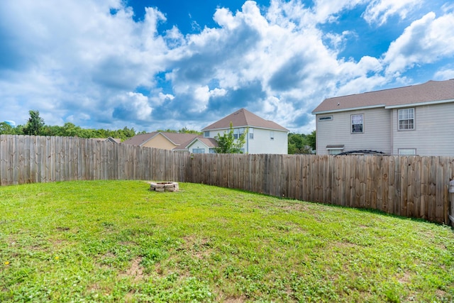 508 Boulder St, Crestview, FL 32536 - view of yard with a fire pit