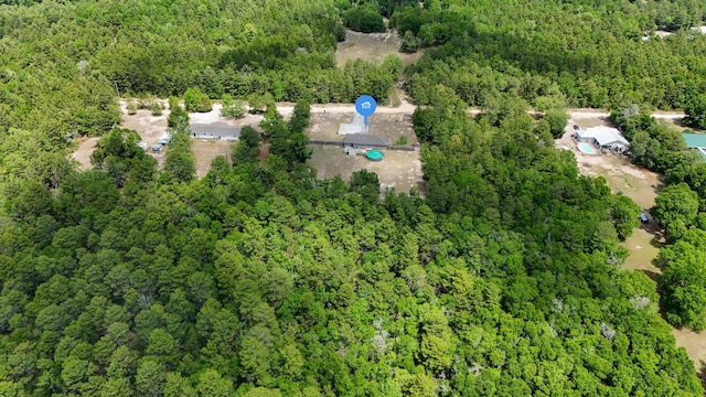 199 W Italian Ave, Defuniak Springs, FL 32433 - aerial overview of property's location featuring a forest