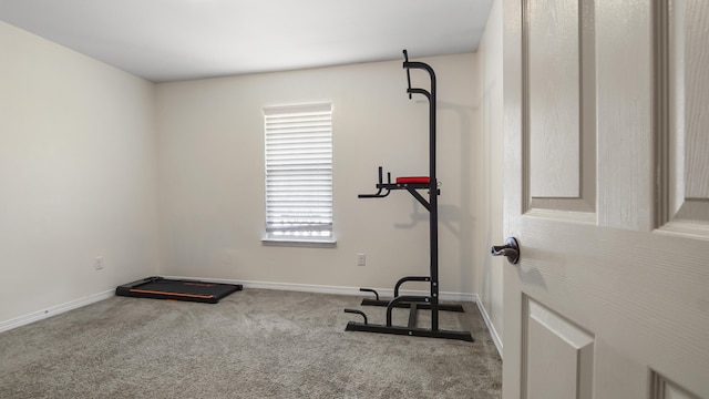 199 W Italian Ave, Defuniak Springs, FL 32433 - workout area featuring carpet and baseboards