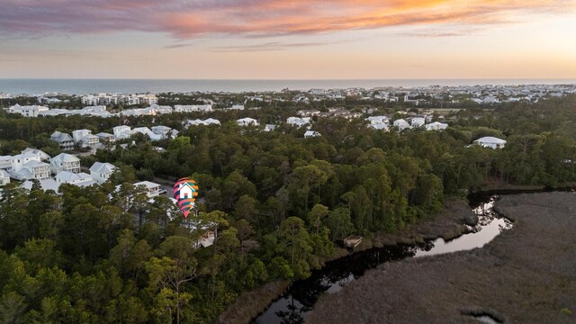 380 N Wall St, Inlet Beach, FL 32461 - aerial view at dusk of a water view