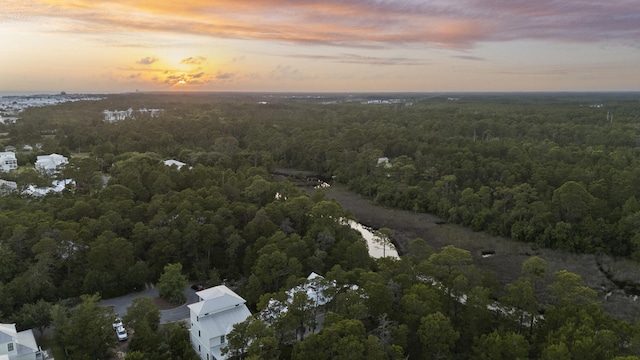380 N Wall St, Inlet Beach, FL 32461 - aerial view at dusk of a view of trees