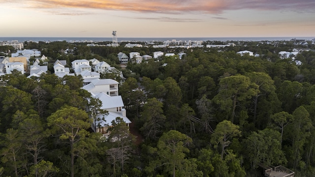 380 N Wall St, Inlet Beach, FL 32461 - aerial view at dusk of a view of trees