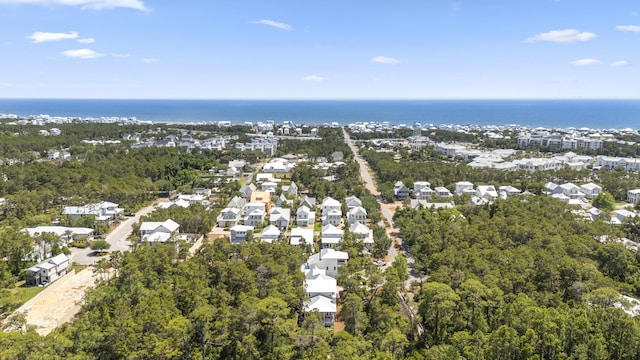 380 N Wall St, Inlet Beach, FL 32461 - aerial view of property's location with a nearby body of water and nearby suburban area
