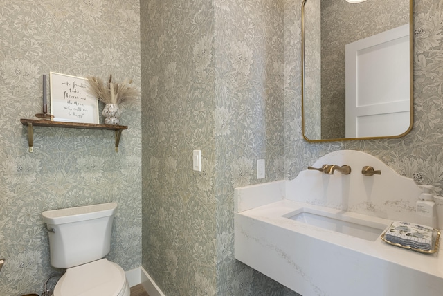 380 N Wall St, Inlet Beach, FL 32461 - half bath featuring toilet and a sink