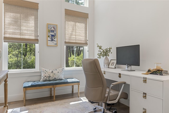 380 N Wall St, Inlet Beach, FL 32461 - office featuring healthy amount of natural light, wood finished floors, and baseboards
