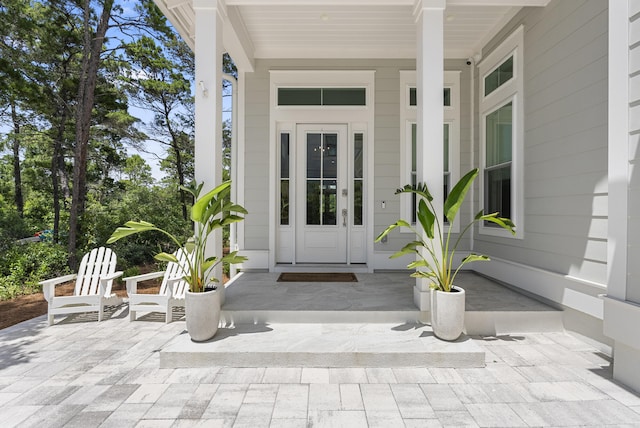 380 N Wall St, Inlet Beach, FL 32461 - entrance to property featuring covered porch