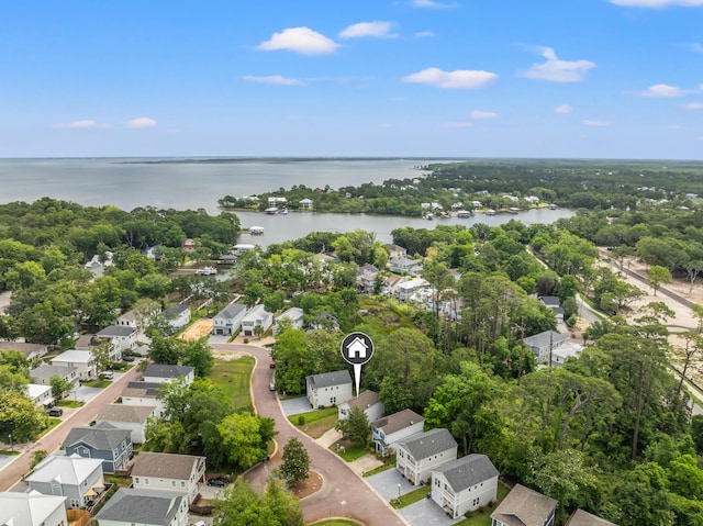114 Rearden Way, Santa Rosa Beach, FL 32459 - aerial perspective of suburban area featuring a large body of water