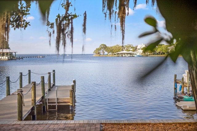 114 Rearden Way, Santa Rosa Beach, FL 32459 - dock area featuring a water view