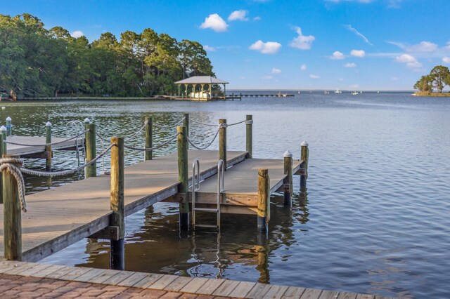 114 Rearden Way, Santa Rosa Beach, FL 32459 - dock area featuring a water view