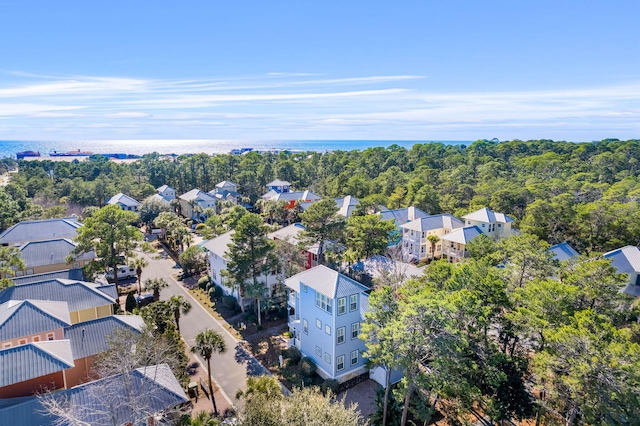 aerial view of residential area