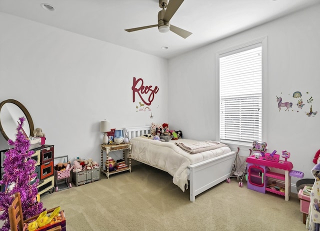 175 Christian Dr, Santa Rosa Beach, FL 32459 - carpeted bedroom featuring multiple windows and ceiling fan