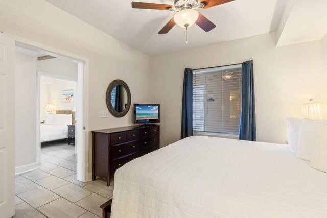 16819 Front Beach Rd Unit 1114, Panama City Beach, FL 32413 - bedroom featuring a ceiling fan