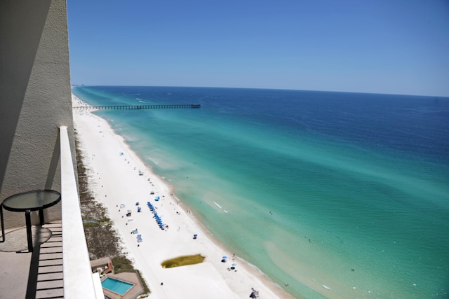 16819 Front Beach Rd Unit 2415, Panama City Beach, FL 32413 - water view with local beach