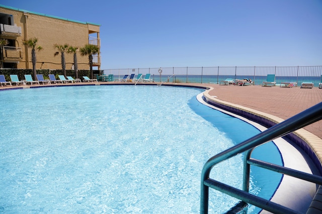 16819 Front Beach Rd Unit 2415, Panama City Beach, FL 32413 - community pool with a water view