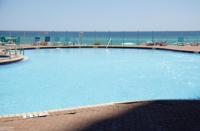 16819 Front Beach Rd Unit 2415, Panama City Beach, FL 32413 - community pool with a patio