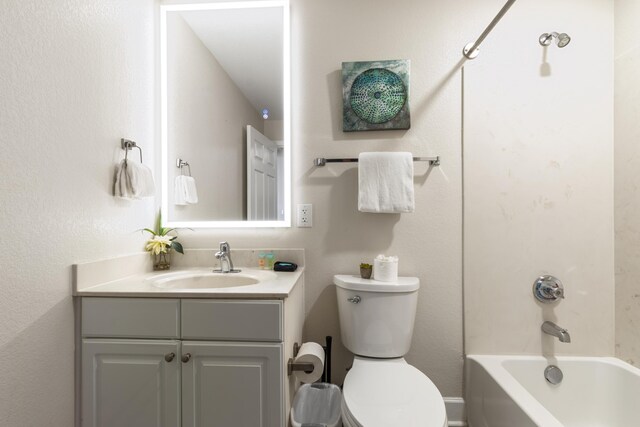 16819 Front Beach Rd Unit 2415, Panama City Beach, FL 32413 - full bath featuring vanity, toilet, and  shower combination
