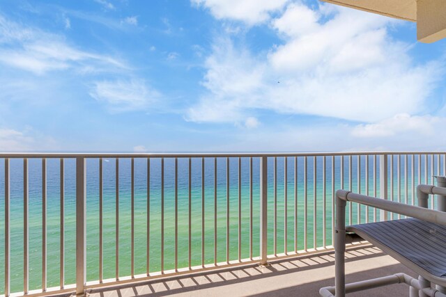 16819 Front Beach Rd Unit 2415, Panama City Beach, FL 32413 - balcony with a water view