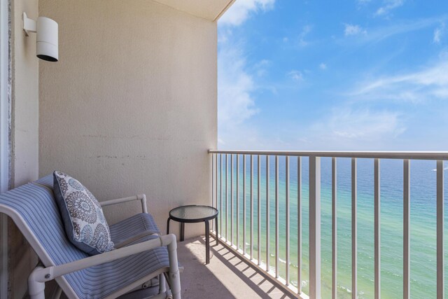 16819 Front Beach Rd Unit 2415, Panama City Beach, FL 32413 - balcony featuring a water view