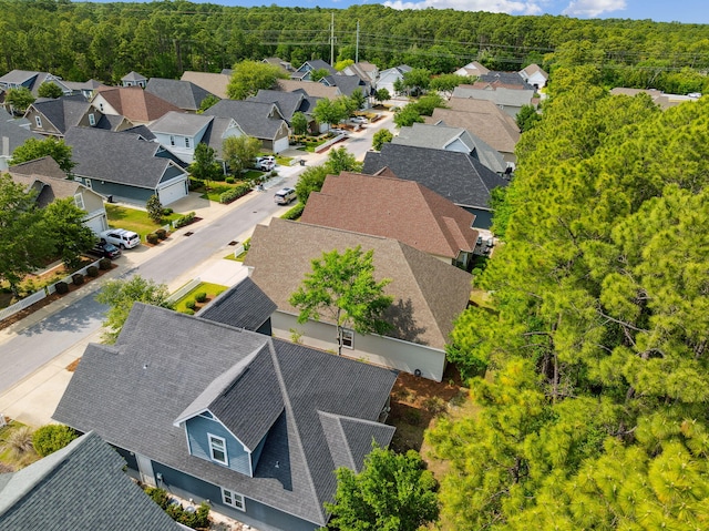 180 Blakely Drew Blvd, Santa Rosa Beach, FL 32459 - aerial view of residential area with a heavily wooded area