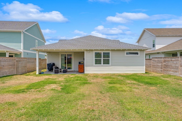 2108 Royal Tern St, Panama City, FL 32405 - back of property with a fenced backyard and a yard