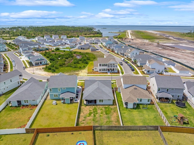 2108 Royal Tern St, Panama City, FL 32405 - drone / aerial view featuring a residential view and a water view