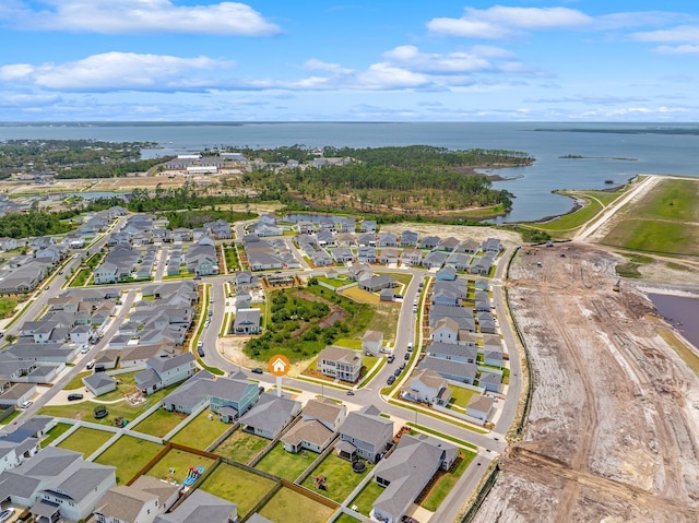 2108 Royal Tern St, Panama City, FL 32405 - aerial view with a water view and a residential view