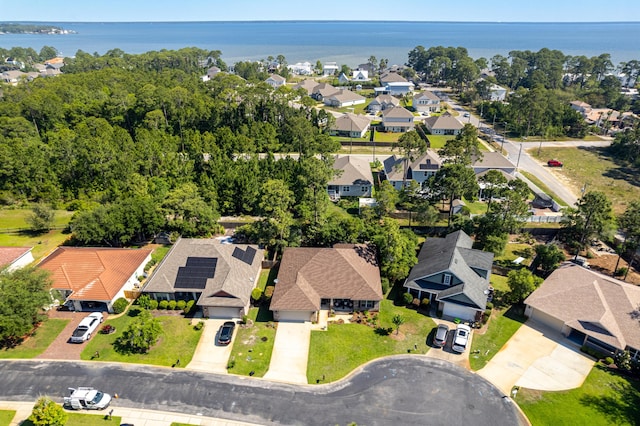 209 Forest Park Dr, Santa Rosa Beach, FL 32459 - aerial view of residential area featuring a large body of water