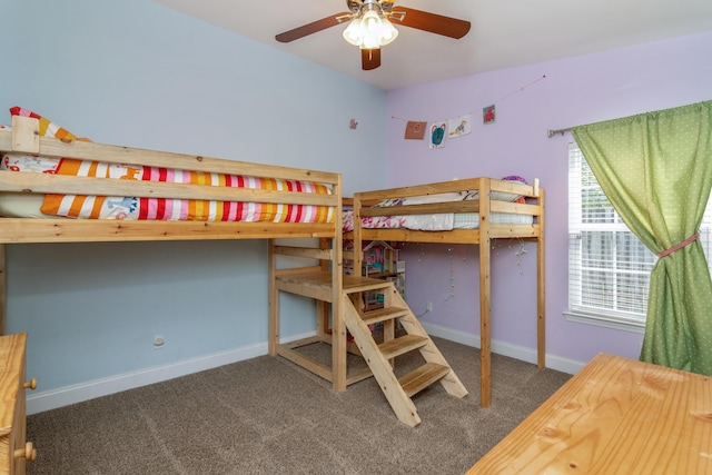 511 Oak Ave, Niceville, FL 32578 - carpeted bedroom with baseboards