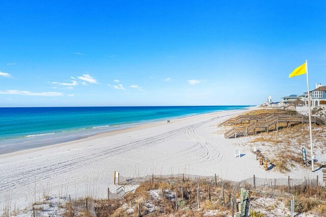142 Beachside Dr Unit 10, Santa Rosa Beach, FL 32459 - water view featuring a beach view