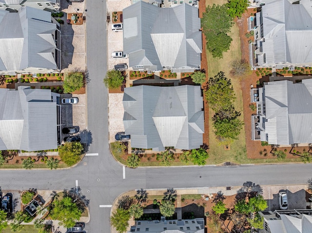 bird's eye view featuring a residential view