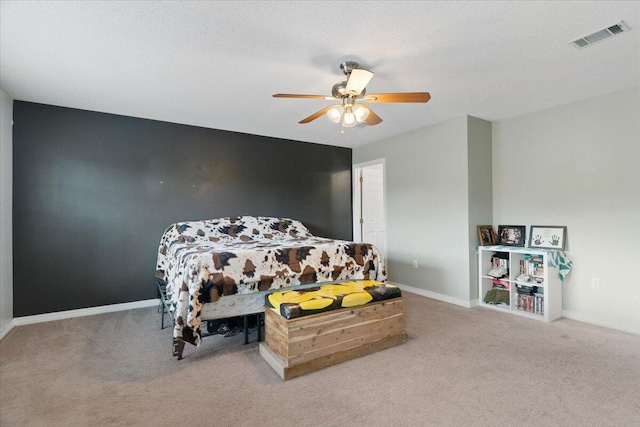 291 Dahlquist Dr, Crestview, FL 32539 - bedroom with carpet, baseboards, and a ceiling fan