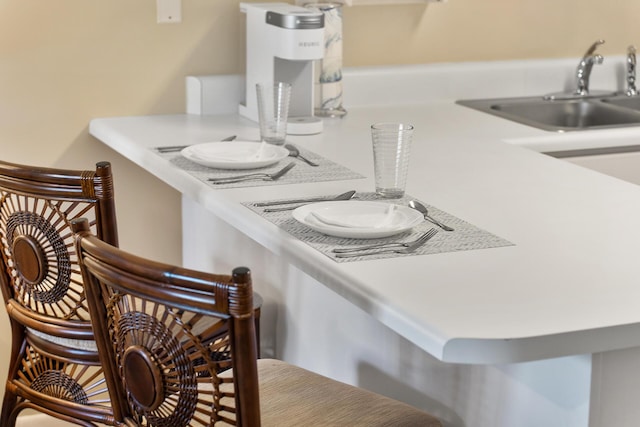 interior details featuring a sink
