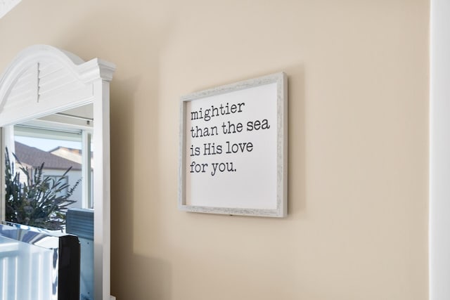 view of room details