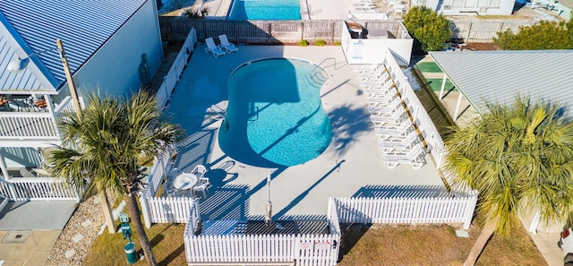 drone / aerial view