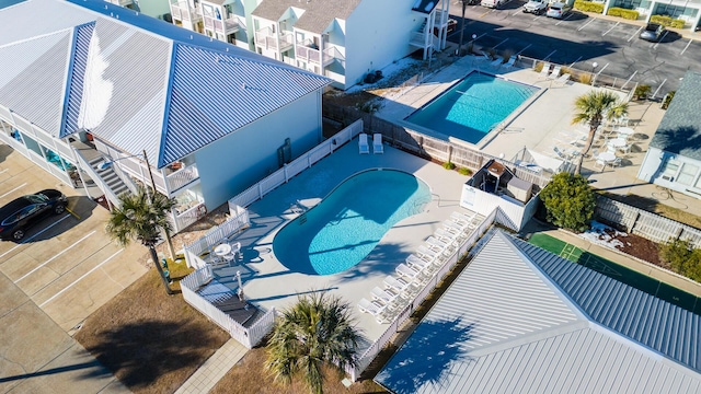 drone / aerial view