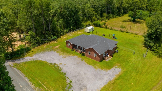 drone / aerial view