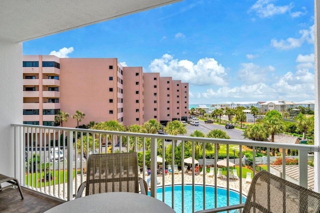 502 Gulf Shore Dr Unit 413, Destin, FL 32541 - balcony with view of pool