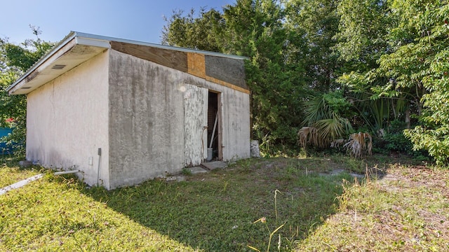 view of outbuilding featuring an outbuilding