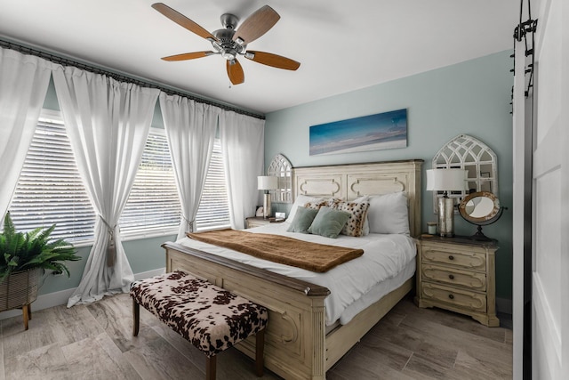 515 Topsl Beach Blvd # 106, Miramar Beach, FL 32550 - bedroom with baseboards and ceiling fan