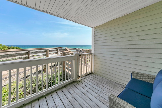 8294 E County Highway 30a Unit 1, Alys Beach, FL 32461 - balcony featuring a water view