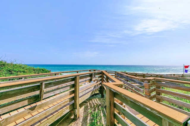 8294 E County Highway 30a Unit 1, Alys Beach, FL 32461 - balcony featuring a water view