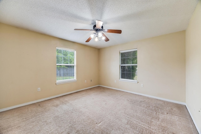 15 Flora Cv, Crestview, FL 32539 - carpeted spare room with ceiling fan, baseboards, and a textured ceiling