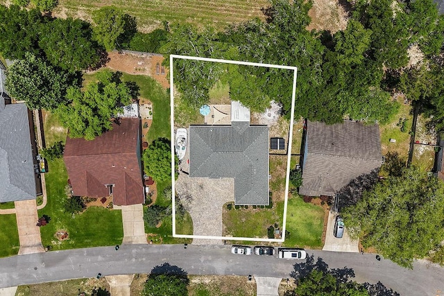 4475 New Market Rd, Niceville, FL 32578 - aerial view of property and surrounding area featuring property parcel outlined