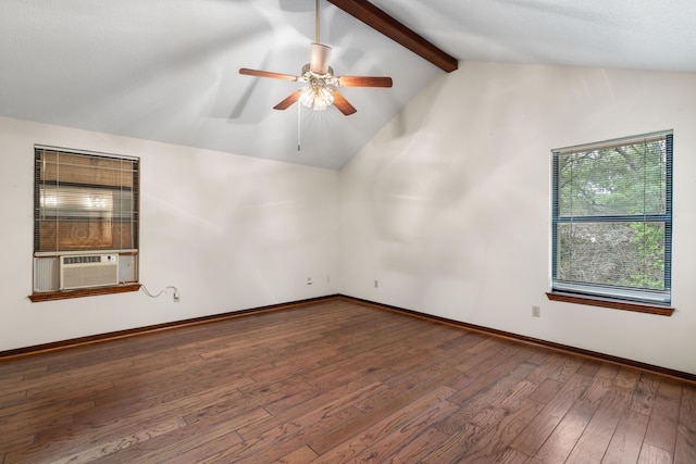 102 Bermuda Way, Niceville, FL 32578 - empty room featuring ceiling fan, hardwood / wood-style floors, cooling unit, and baseboards