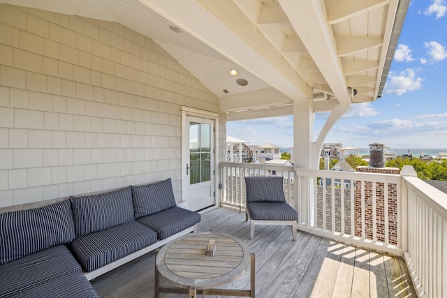 17 Compass Point Way, Watersound, FL 32461 - wooden deck with an outdoor living space