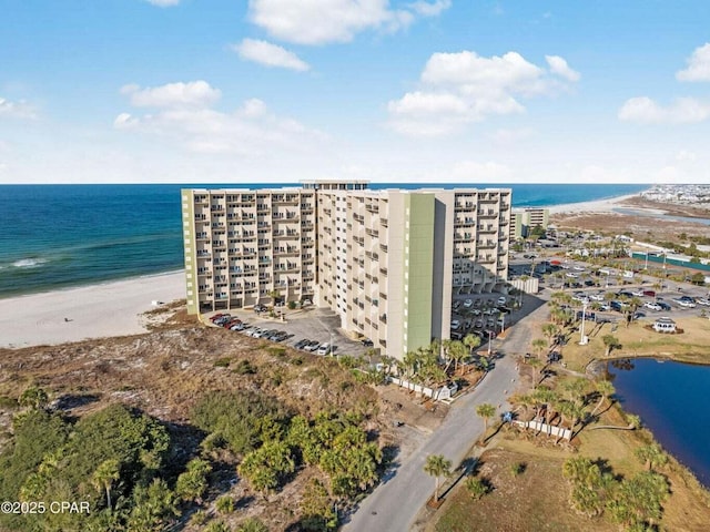 23223 Front Beach Rd Unit A114, Panama City Beach, FL 32413 - aerial view of property and surrounding area with apartment complex and expansive coastline