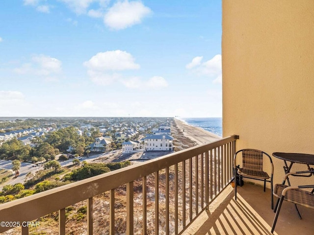 23223 Front Beach Rd Unit A114, Panama City Beach, FL 32413 - balcony with a water view